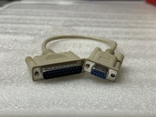 1ft 25 Pin DB25 Male to 9 Pin DB9 Female Serial COM Port Cable Printer Adapter