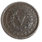1911 LIBERTY V Nicke,l 5¢, US Coin, #666 — photo 2