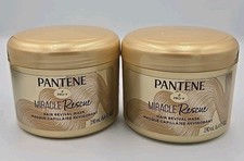 Lot of 2 Pantene Pro V Miracle Rescue Hair Revival Mask 6.4 FL OZ