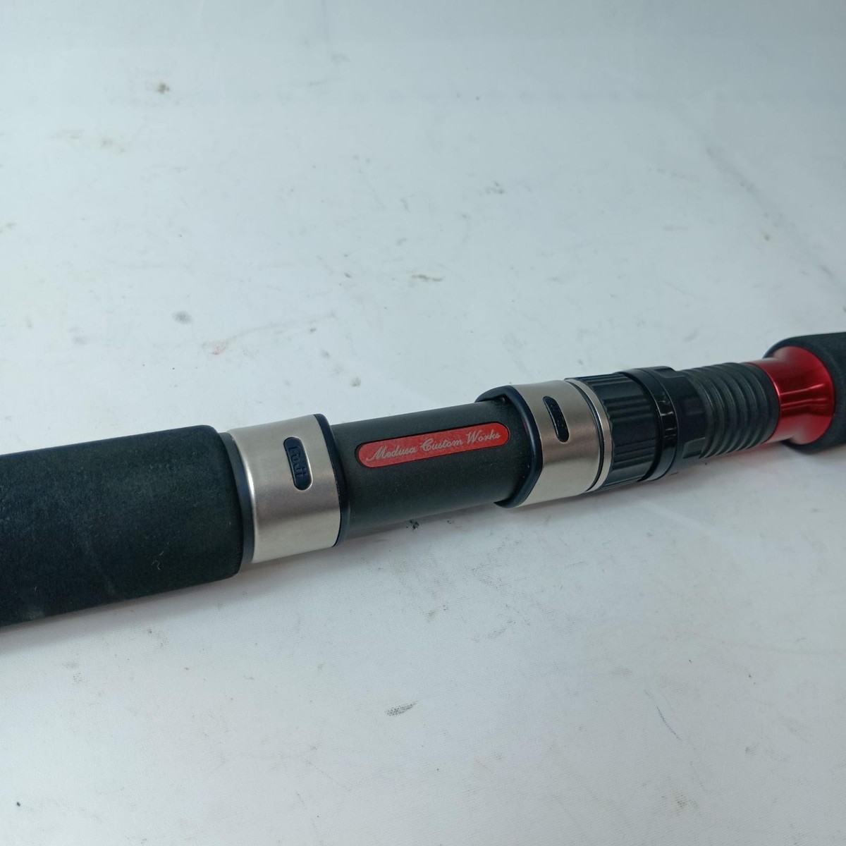 ロッド Medusa Custom Works Black &Chrome 120htx MC works Medusa Custom Works Seabass Rod Black & Chrome 116SH/3 3