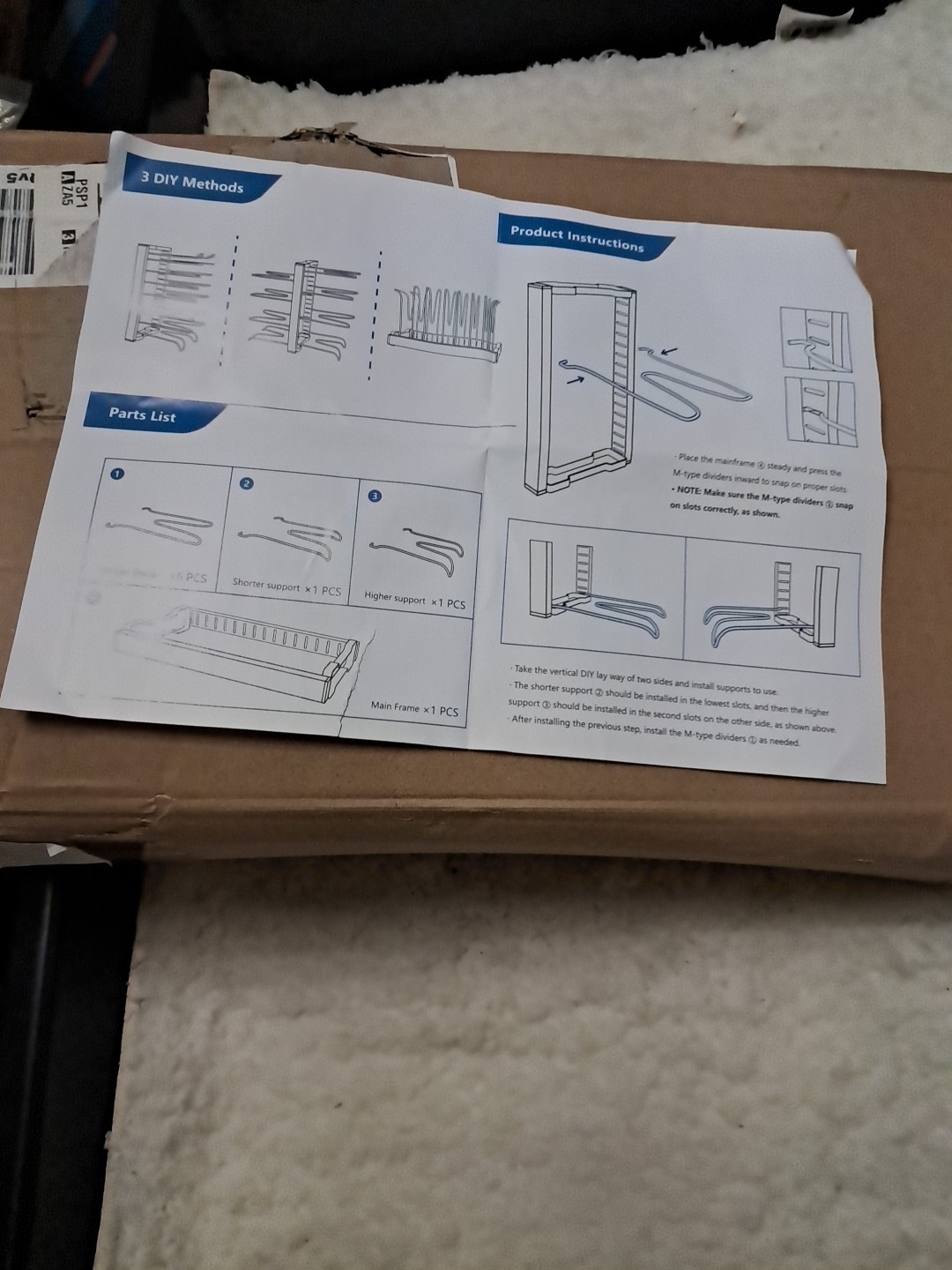 8-Tier Black Pots And Pans Organizer (Open Box)
