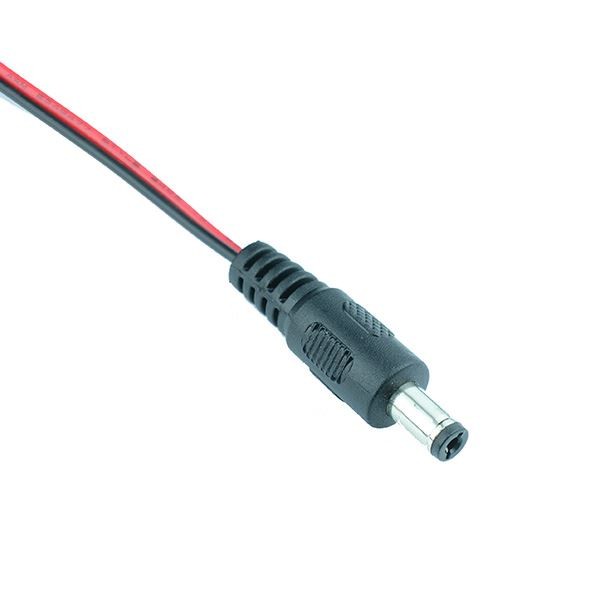 2pcs 2.1mm x 5.5mm DC Power Plug Prewired Connector