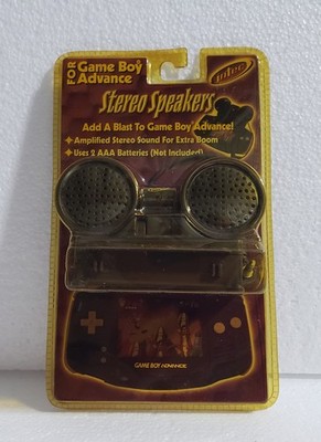 INTEC Stereo Speakers for Nintendo GAME BOY ADVANCE Purple GBA NEW Vintage 2001