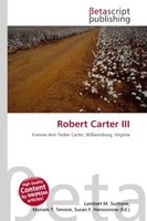 Lambert M. Surhone (U. A.) | Robert Carter III | Taschenbuch | Englisch (2026)