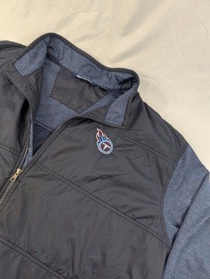 CUTTER & BUCK XXXL 3XL Stealth Full Zip Mid-weight Jacket Tennessee Titans Blue