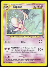 Espeon - 1/75 - Pokemon Neo Discovery Unlimited Holo Rare Card WOTC HP on eBay