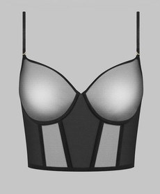 Maison Close L&rsquo;AMOUREUSE bustier bra Purple 32C NWT