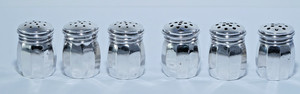 3 Pair of Antique Webster Co. Sterling Silver Mini Salt & Pepper Shakers EX COND