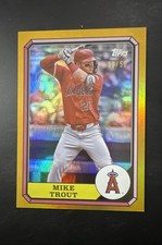 2025 Topps Archives - 1987 Topps Boardwalk and Baseball Mike Trout #87BB-14 Gold