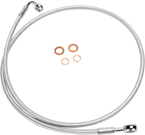 MAGNUM SHIELDING Sterling Chromite II Brake Line 90/180 Degree 64 Inch - Foto 1 di 5