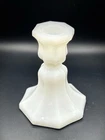 Vintage White Milk Glass Candle Holder
