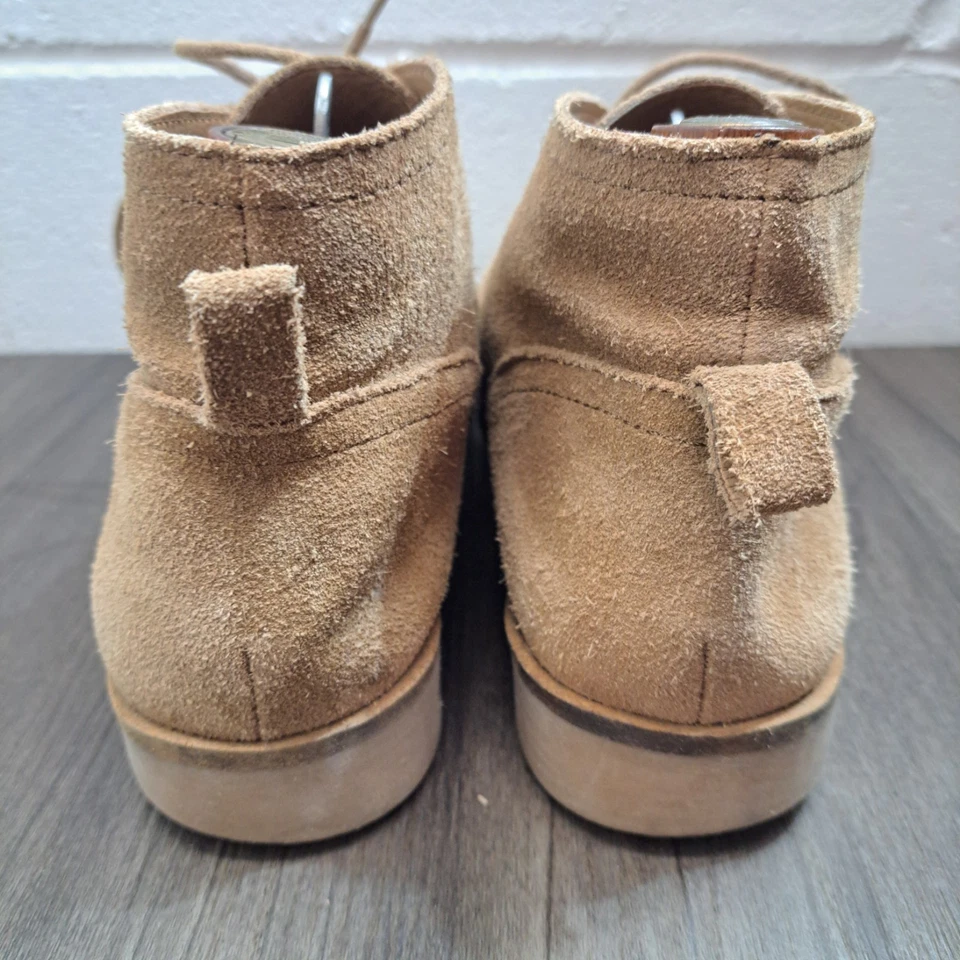 Botas chukka para mujer Lucky Brand. Botas con cordones de cuero gamuza tostado Desert talla 11 M Foto 4 de 4