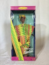 1996 Mattel GHANIAN BARBIE Dolls Of The World Collector Edition 15303 NRFB