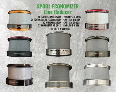 Line Reducer Spool Economizer Daiwa TDR TOURNAMENT WHISKER EMBLEM CASTIZM BR 25
