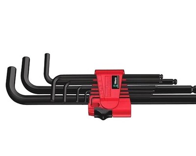 Wrench: hex key-set; Hex Plus,spherical; 9pcs. - WERA.05022086001 | EU Stock