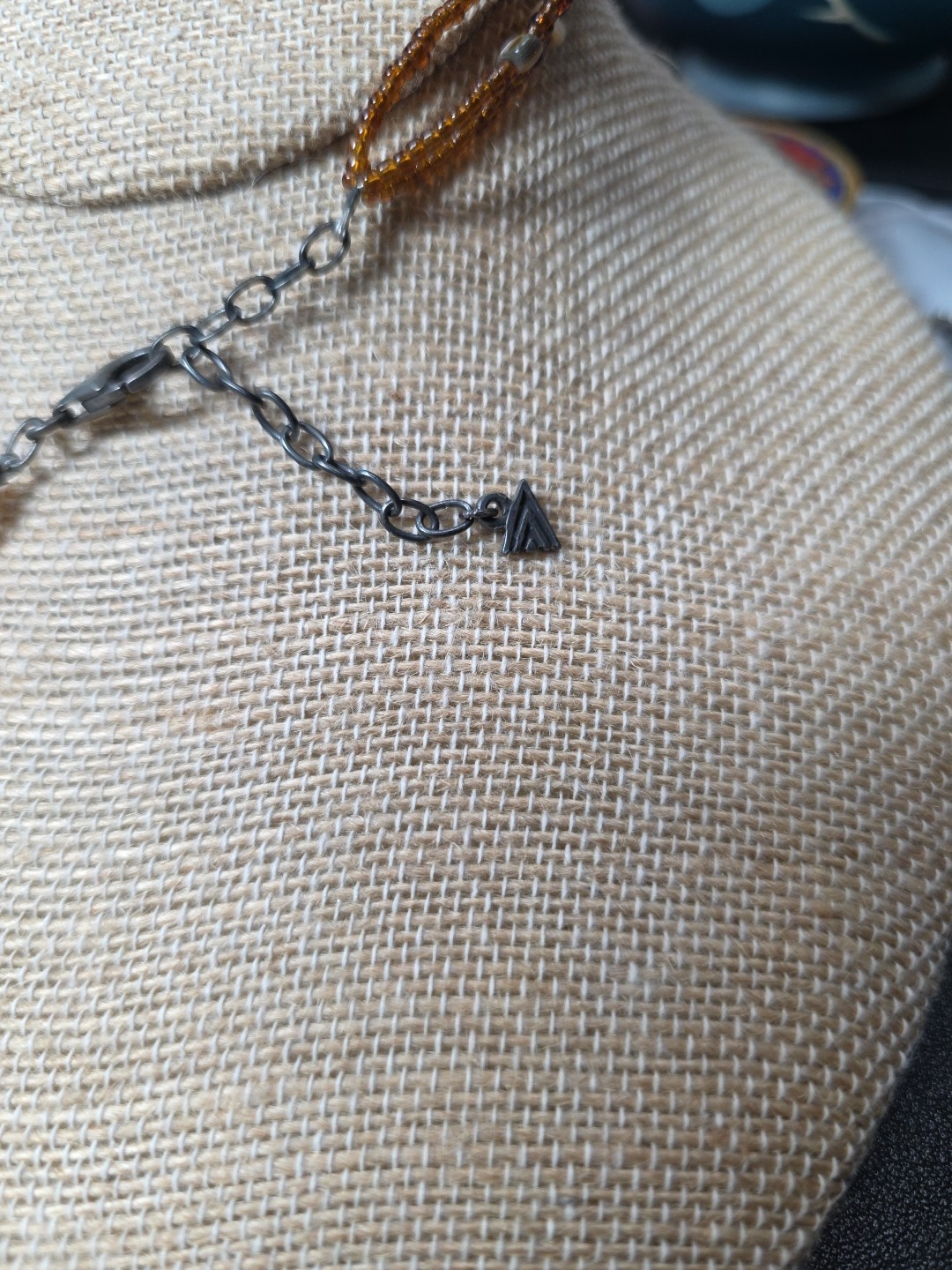 SILPADA Sterling Silver Sponge Coral & Shell 3 Strand Necklace Fiesta Fun