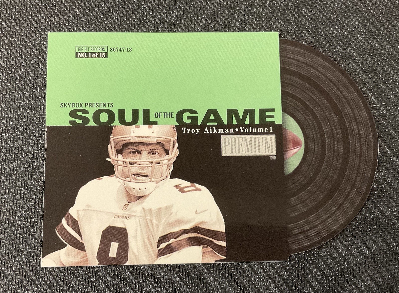 1998 SkyBox Premium #1 SG Troy Aikman Soul of the Game