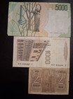 Foreign currency BANCA D' ITALIA 3 Bank notes 1944-82-85 — photo 6