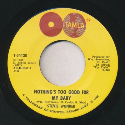 Stevie Wonder - Nothing's Too Good For My Baby / With A Child's Heart, 7'', (Viny