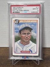 1983 Donruss Hall of Fame Heroes #13 Jimmie Foxx PSA 10 Gem Mint Athletics