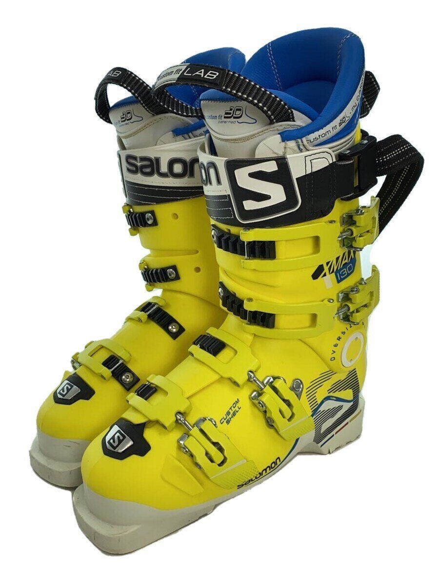 Scarponi da sci Salomon YLW adulto giallo X MAX130 usati