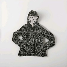 Lululemon Cozy Cuddle Up Jacket Women  s 6 Paisley Floral Black White Define