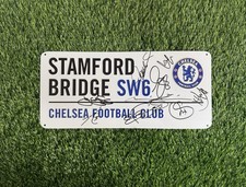 GENUINE CHELSEA LEGENDS SIGNED PLAQUE FT LAMPARD, FLO, EXACT PROOF SHOWN (B)