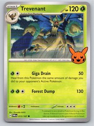 Trevenant 013/167 Trick or Trade BOOster 2024