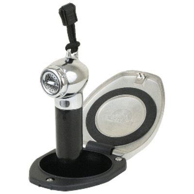 Scandvik Black-Ss Vertieft Transom Dusche Handle-6' Hose Vertical-Horizon Mount