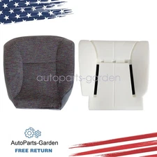 For 1998-2002 Dodge Ram 1500 2500 3500 Driver Bottom Seat Cover & Foam Cushion