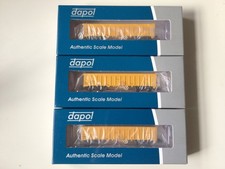 Set of 3 Dapol N Gauge IOA ‘Merlin’ ballast wagons in Network Rail livery