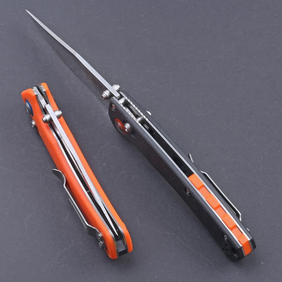 Black Light Weight Axis Lock Camping Hunting Outdoor Folding Knife With Clip New - image 3 of 4