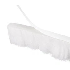 Weather Stripping Brush Self Adhesive Seal Weatherstrip Sweep White 26ft x 0.9"