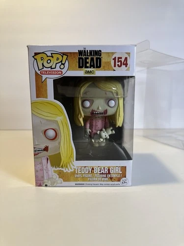 Funko Pop! Vinyl: The Walking Dead - Walker (w/ teddy bear) #154 IN PROTECTOR