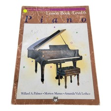 Alfreds Basic Piano Library Piano Lesson Book Level 6 by Palmer Manus Lethco