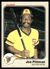 Joe Pittman 1983 Fleer #369 San Diego Padres MLB READ FREE SHIPPING AutographDen