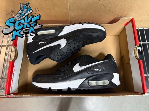 Chaussures de marche décontractées authentiques femme Nike Air Max 90 noir blanc DH8010-002 - Photo 5/6