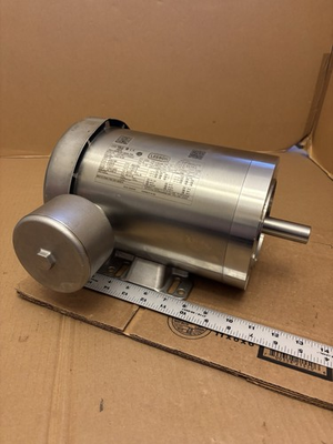 #ad #ad Leeson 1HP 1760RPM 143TC 3 Phase Ultra Washdown Motor 122219.00 $489.99