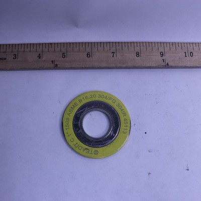Teadit Spiral Wound Gasket 304 Inner 304/GRAF Windin 913M x 1'' SW304G.1.150IR