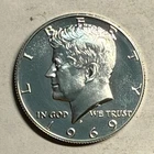 1969-S Kennedy half dollar. 40% silver gem PROOF 1/2$.  #q11