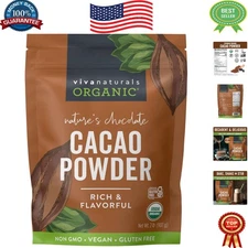 2 lb Organic Cacao Powder - Luxurious Chocolate Flavor for Guilt-Free Indulgence