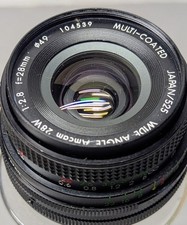 Prinz Wide Angle Lens 28mm f/2.8 Aluminum AMCAM 28W