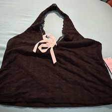 Black halter top Juniors Large