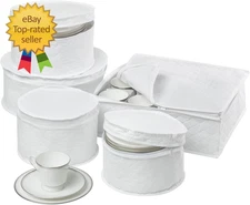 Dinnerware Storage Containers Set Perfect for Dish Storage China Storage