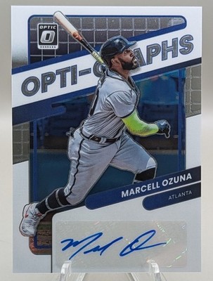 2022 Panini Donruss Optic - Optigraphs Marcell Ozuna #OG-MO (AU)