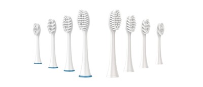 Standard Brush Heads for Dazzlepro Elements Toothbrush & AquaSonic Black, Aqu...
