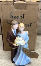 About Face Designs 2008 25th Anniversary Heart to Heart Figurine 130463 Numbered