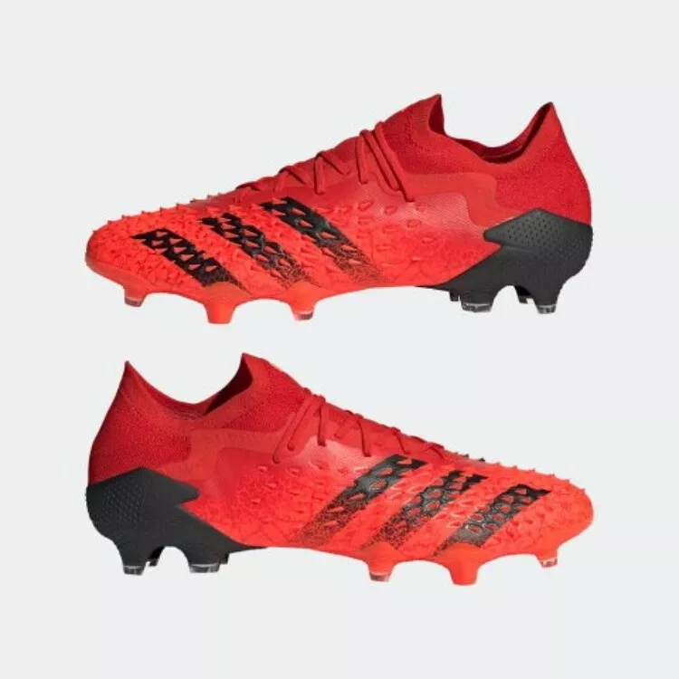 Adidas PREDATOR FREAK.1 L FG FY6266 Red Core Black Solar Red US6H 10H w Box New