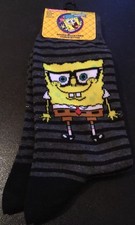 Nickelodeon Sponge Bob Socks Shoe Size 6-12