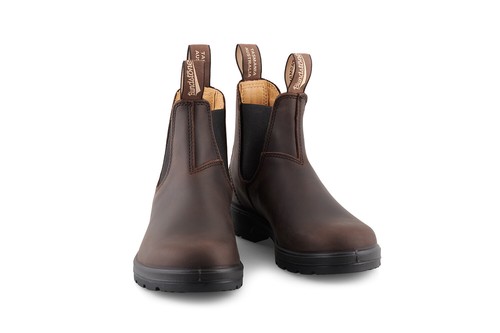 Blundstone 2340 Boots Unisex Classic Chelsea Brown Leather Ankle Pull On Boot - Picture 5 of 12